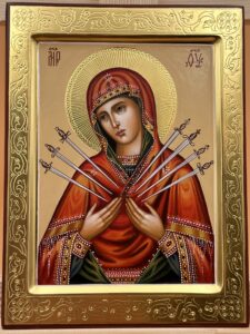 Богородица «Семистрельная» Образец 15 Абакан
