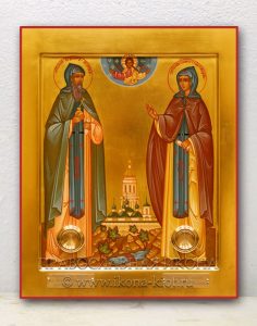 Икона «Евфросиния Полоцкая и Агапит Печерский» Абакан